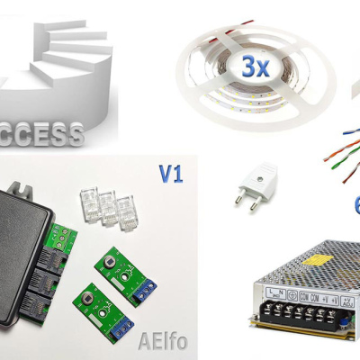 Kit 2 iluminat scara