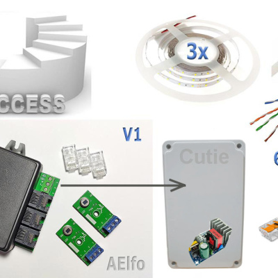 Kit 1 iluminat scara